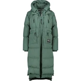 Alife & Kickin alife and Kickin RihannaAK A Puffer Coat Damen Steppjacke, Winterjacke gefütterte Jacke – Grün – L