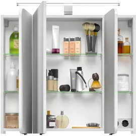 Pelipal 4005 90 cm weiß mit LED-Aufsatzleuchte