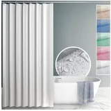 ANRO Duschvorhang 180 x 200 cm weiß