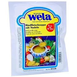 WELA Rindfleischsuppe m. Nudeln