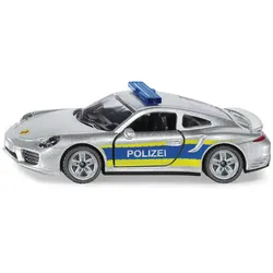 Modellauto Porsche 911 Autobahnpolizei 1528 von SIKU - Detailgetreues Polizeiauto