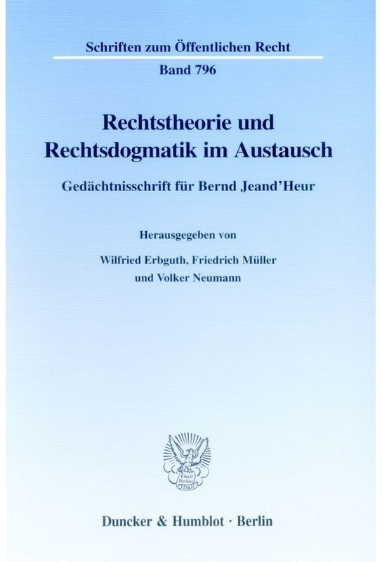 Rechtstheorie Und Rechtsdogmatik Im Austausch., Kartoniert (TB)