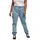 URBAN CLASSICS Ladies Organic Stretch Denim Cargo Pants - Blau