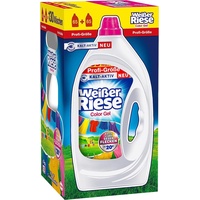 Weißer Riese Color Gel, Buntwaschmittel ideal für Familien, recycelbar 1x 130 WL