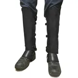 RYXXX Stiefelüberzieher aus Kunstleder, Leggings, Anzug, Kniehöhe, inkl. 1 Paar, Schwarz oder Braun