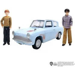 MATTEL HHX03 Harry Potter und Ron Weasley im fliegenden Auto, Puppen Set mit Zubehör