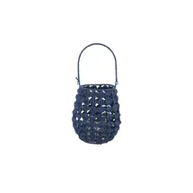 Mica decorations Laterne Yodi Papier Blau