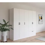 Rauch »Kleiderschrank Schrank Garderobe Wäscheschrank BARI«, mit Schubasten außen, moderner Griff in Graumetallic MADE IN GERMANY