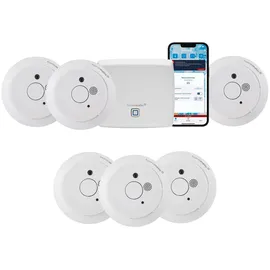 eQ-3 Homematic IP Starter Set Rauchwarnmelder + 3x Rauchwarnmelder weiß