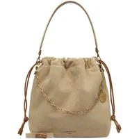 Liebeskind Berlin LYA II Schultertasche Baumwolle Beige