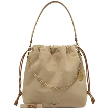 Liebeskind Berlin LYA II Schultertasche Baumwolle Beige