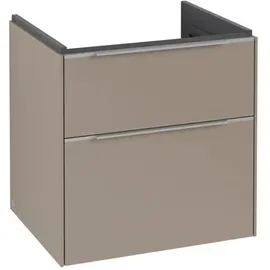 Villeroy & Boch V&B Waschtischunterschrank Subway 3.0 57,2x57,6x47,8cm, o. LED/Gr Alu gl, Tau