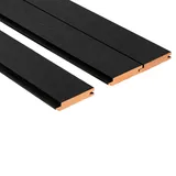 Wandverkleidung STS4 Erle, gebürstet Schwarz 15x120 mm - 2400 mm