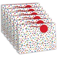 Clairefontaine 6x Geschenktasche Shopping, 37,3x11,8x27,5cm Mehrfarbig 26988-6C