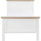 SchlafKONTOR Jasmin II 100 x 200 cm Braun/Weiß