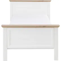 SchlafKONTOR Jasmin II 100 x 200 cm Braun/Weiß