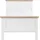 SchlafKONTOR Jasmin II 100 x 200 cm Braun/Weiß