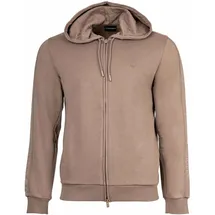 Emporio Armani Basic Terry Sweatjacke Herren Beige XL