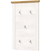 inn.furn Garderobenpaneel Mirano 68 x 103 cm Weiß