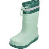 Playshoes Gummistiefel gefüttert Grün Stulpe 34