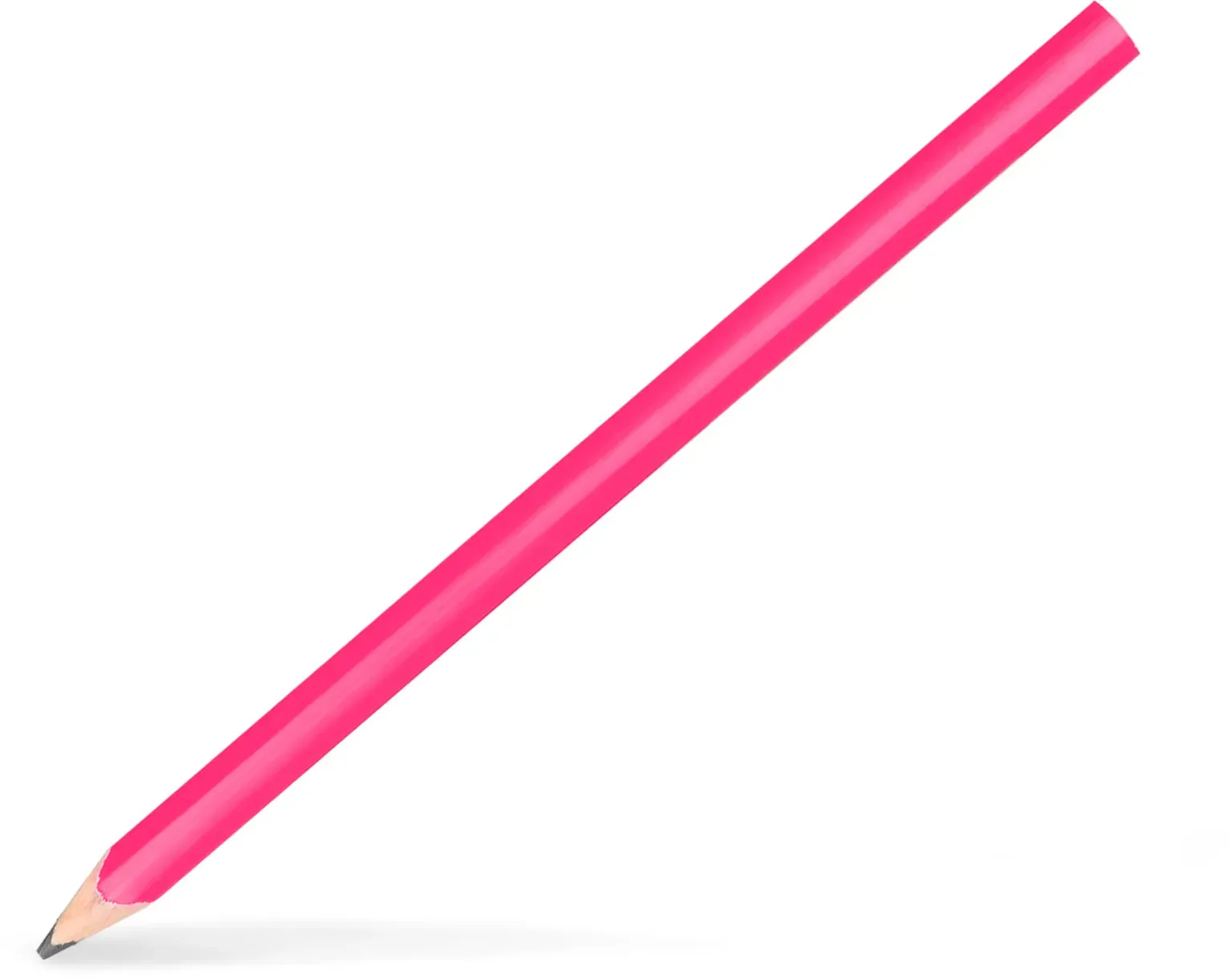 Zolka Zimmermannsbleistift Rosa, Oval 240 mm, Schwarz HB Mine, 1 Stk.