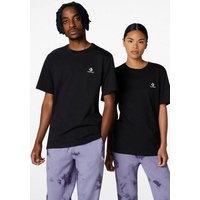 Converse T-Shirt GO-TO EMBROIDERED STAR CHEVRON TEE Unisex schwarz XXS