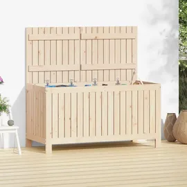 furnicato Gartentruhe 121 x 55 x 64 cm Braun