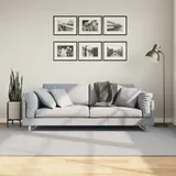 Teppich Huarte Kurzflor Weich Und Waschbar Grau 160x230 Cm