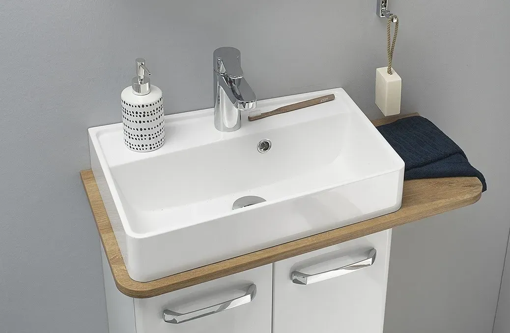 Pelipal Solitaire 6905 Mineralmarmor-Waschtisch, B:518, T:355, H:90mm, BLE005M51801 BLE005M51801