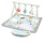 Bright Starts Disney Winnie PUUH Once Upon a Tummy Time Baby Aktivitätenmatte mit Spielzeugstange aus Holz, Blau, Neugeboren