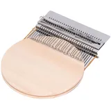 Kleiner Webstuhl, 28 Nadeln Darning Loom Maschine, Schnellwebtyp Mini Tragbare Stopfmaschine Strickmaschine Kleiderreparatur Stopfwebstuhl Reparaturwebstuhl Handwebwerkzeug für Schals, Mützen Taschen