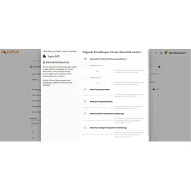 Lupus Mobilfunk Temperatur- und Feuchtigkeitssensor,