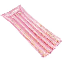 Intex Luftmatratze aufblasbar max. 100 KG Wassermatratze für Pool und Meer 171x53x15cm, Pink-Glitzer (58720EU)