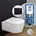 Villeroy & Boch Avento Komplett-SET Wand-WC mit WC-Sitz Weiß