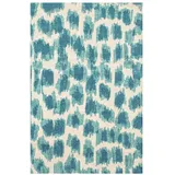 lola&moi Teppich Summer Blue Blau 170x240cm