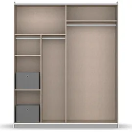 Rauch Schwebetürenschrank Reflect 175 x 210 x 59 cm Weiß