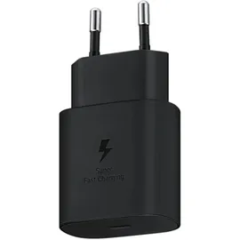 Samsung Original Fast Charging Adapter USB-C Oplader in Fabrikverpackung - 25 Watt - Schwarz