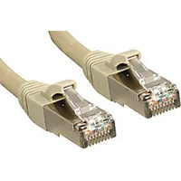 Lindy Cat.6 SSTP S/FTP PIMF Premium Patch Cable 1.0m Netzwerkkabel, Patchkabel CAT 6 1.00m Grau mit Rastnasenschutz 1St.