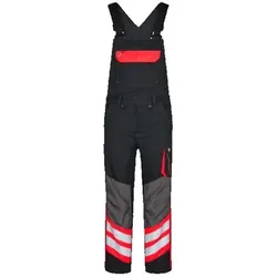 Cargo Latzhose 3870-217, Schwarz/Rot, Größe 98 - schwarz/weiß - 98