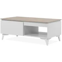furn.design Visby Weiß Holzwerkstoff 100 x 40 x 55 cm