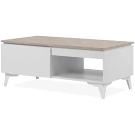furn.design Visby Weiß Holzwerkstoff 100 x 40 x 55 cm