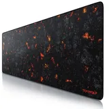 Titanwolf Gaming Mauspad, XXXL Speed Mousepad 1200 x 400 mm, Geschwindigkeit & Präzision, Lava