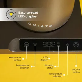 chiato flowPLAY Gooseneck 0,6 l Schwarz