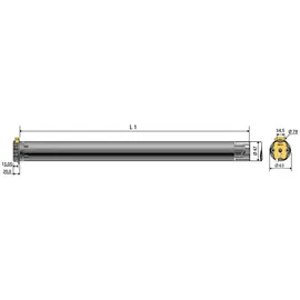 SOMFY Rohrmotor HiPro LT 50 Meteor 20/17 20 Nm