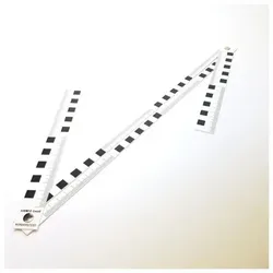 Fotolineal, drei Schenkel, 20 + 40 + 20cm
