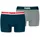 Puma Everyday Placed Logo Boxershorts blau/grau L 2er Pack