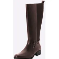 sheego Schlupfstiefel Damen Braun 38