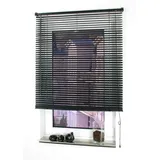 LIEDECO Kunststoff-Jalousie 80 x 220 cm schwarz