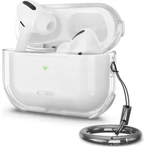 TECH-PROTECT Bounce Schutzhülle für AirPods Pro 3 mit Schlüsselanhänger Transparent