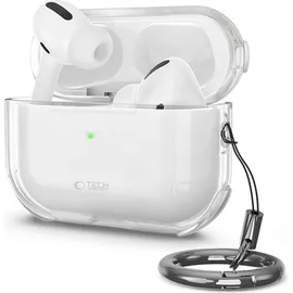 TECH-PROTECT Bounce Schutzhülle für AirPods Pro 3 mit Schlüsselanhänger Transparent